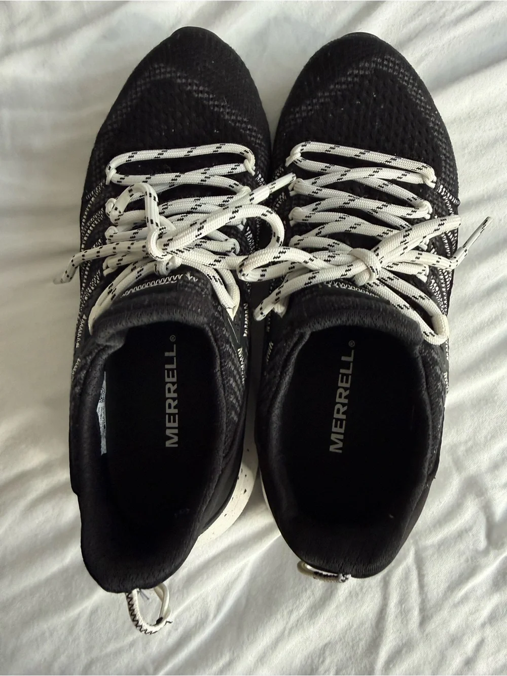 MERRELL Bravada 2 Hiking Shoes Women’s Size 7 Breathable Black White Granola